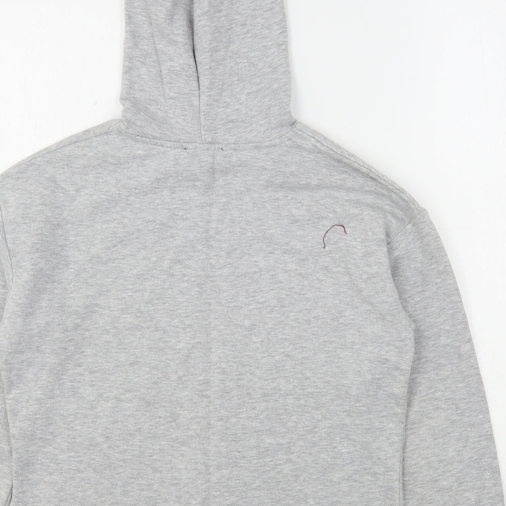 New Look Girls Grey Polyester Pullover Hoodie Size 12-13 Years - Friends
