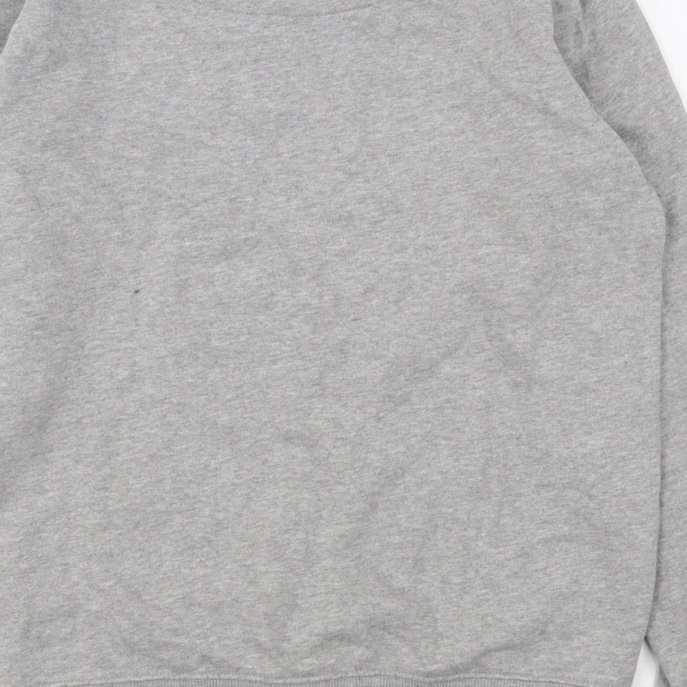 Russell Athletic Boys Grey Cotton Pullover Sweatshirt Size 12-13 Years