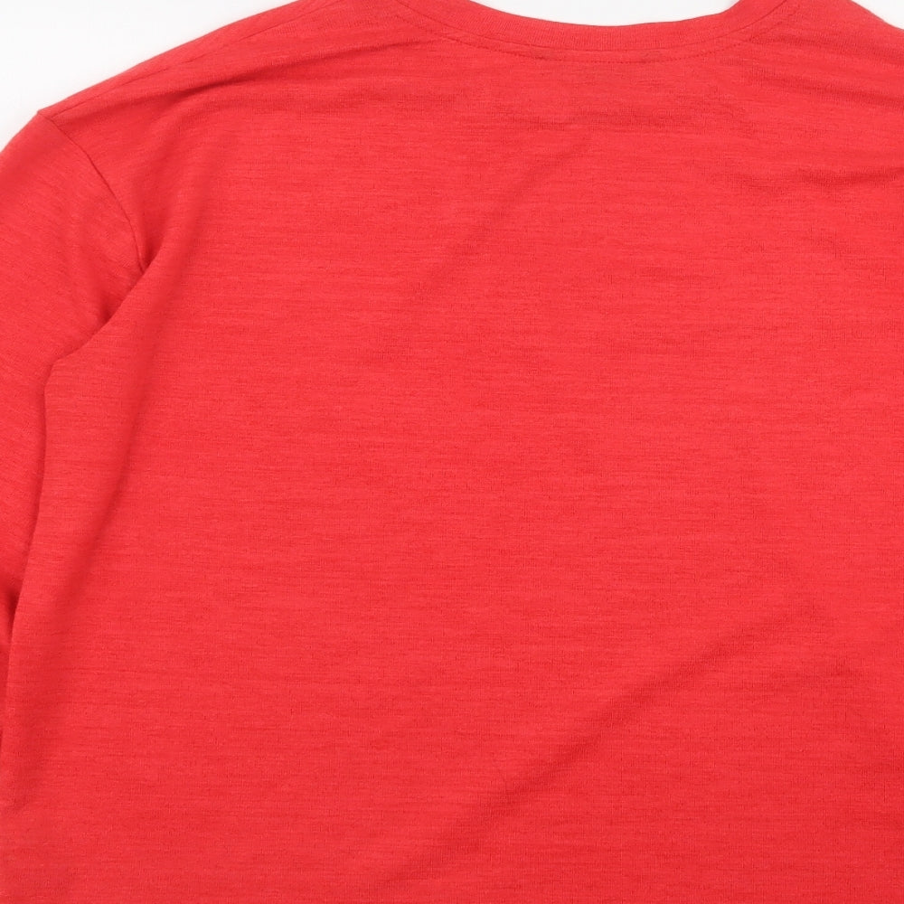 Dunnes Stores Womens Red Polyester Pullover Sweatshirt Size M