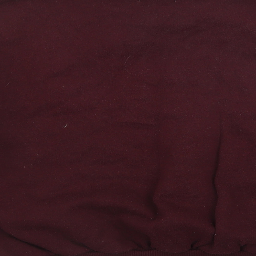 Pull&Bear Mens Purple Cotton Pullover Sweatshirt Size XS - XXS