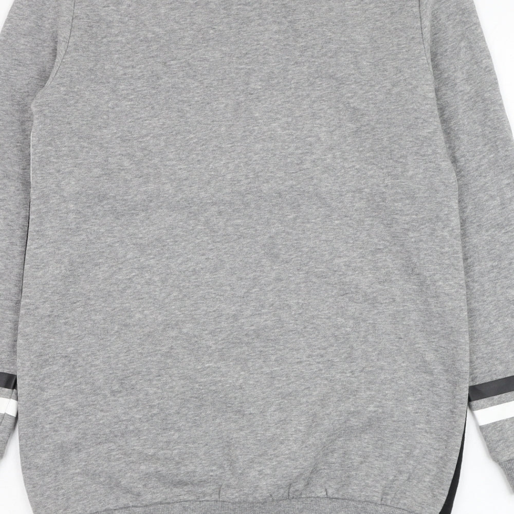 H&M Girls Grey Cotton Pullover Sweatshirt Size 11-12 Years Pullover - BRKLYN