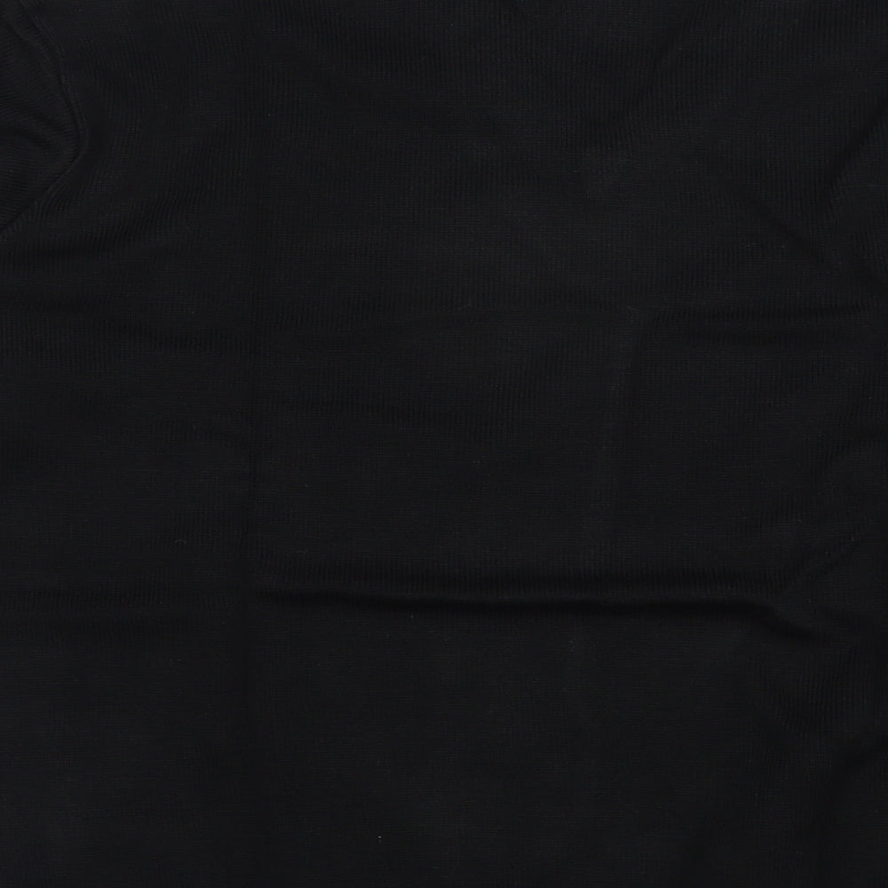 Direct Corporate Mens Black V-Neck Acrylic Pullover Jumper Size XL