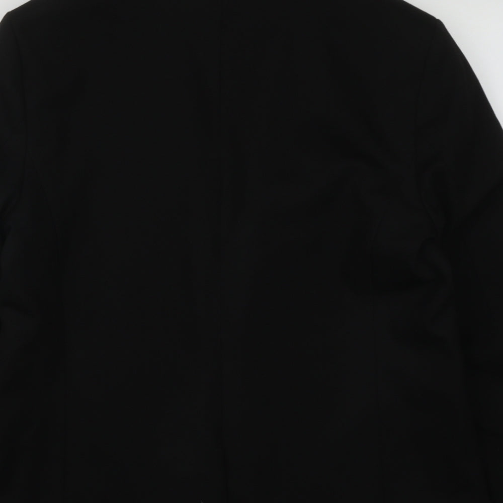 Daily Outfit Womens Black Jacket Size M Button