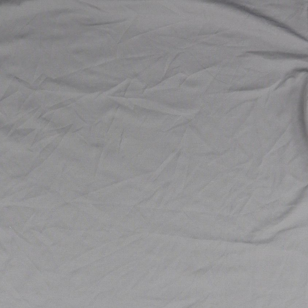 Preworn Womens Grey Polyamide Basic T-Shirt Size XL Scoop Neck Pullover