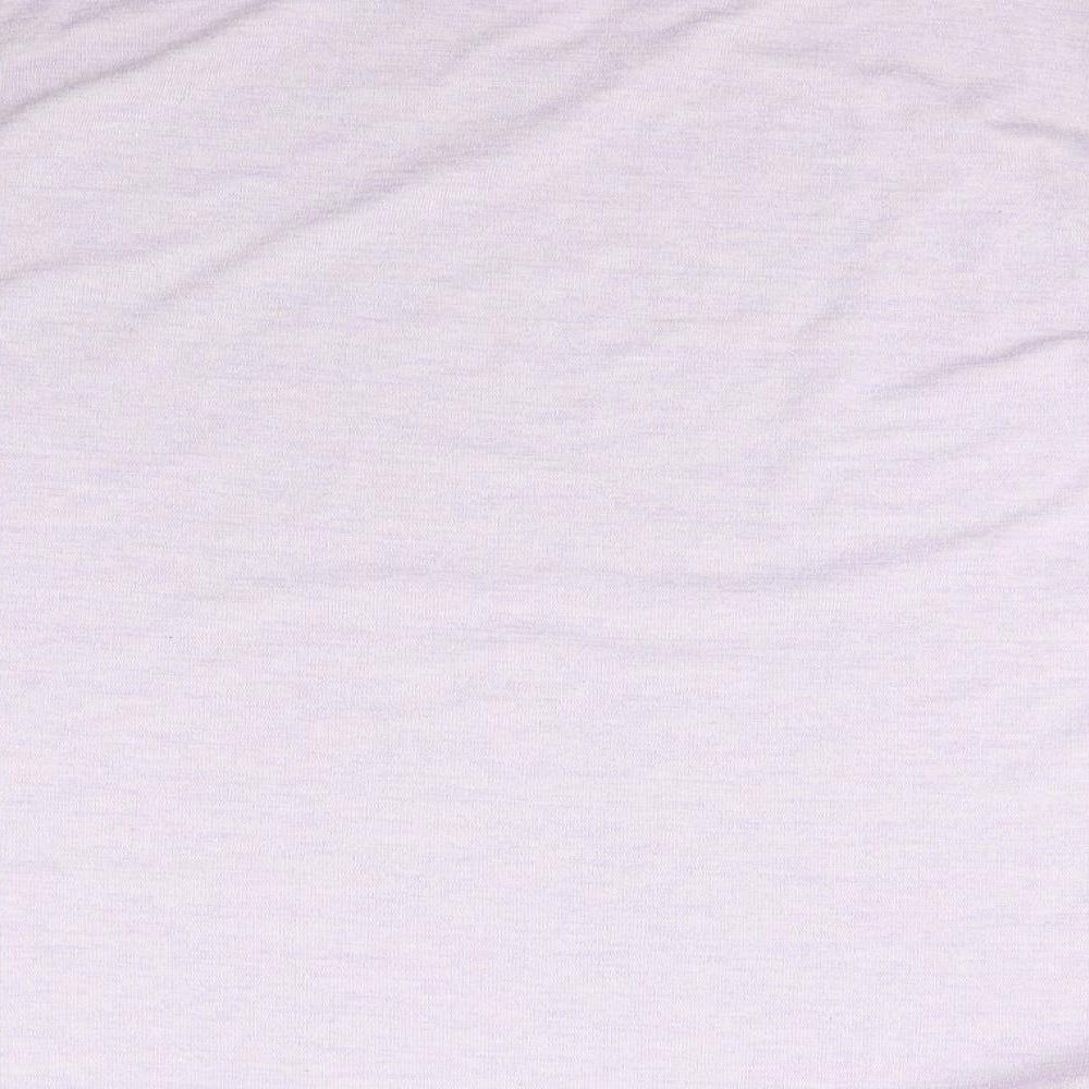 Dunnes Stores Womens Purple V-Neck Polyester Pullover Jumper Size M