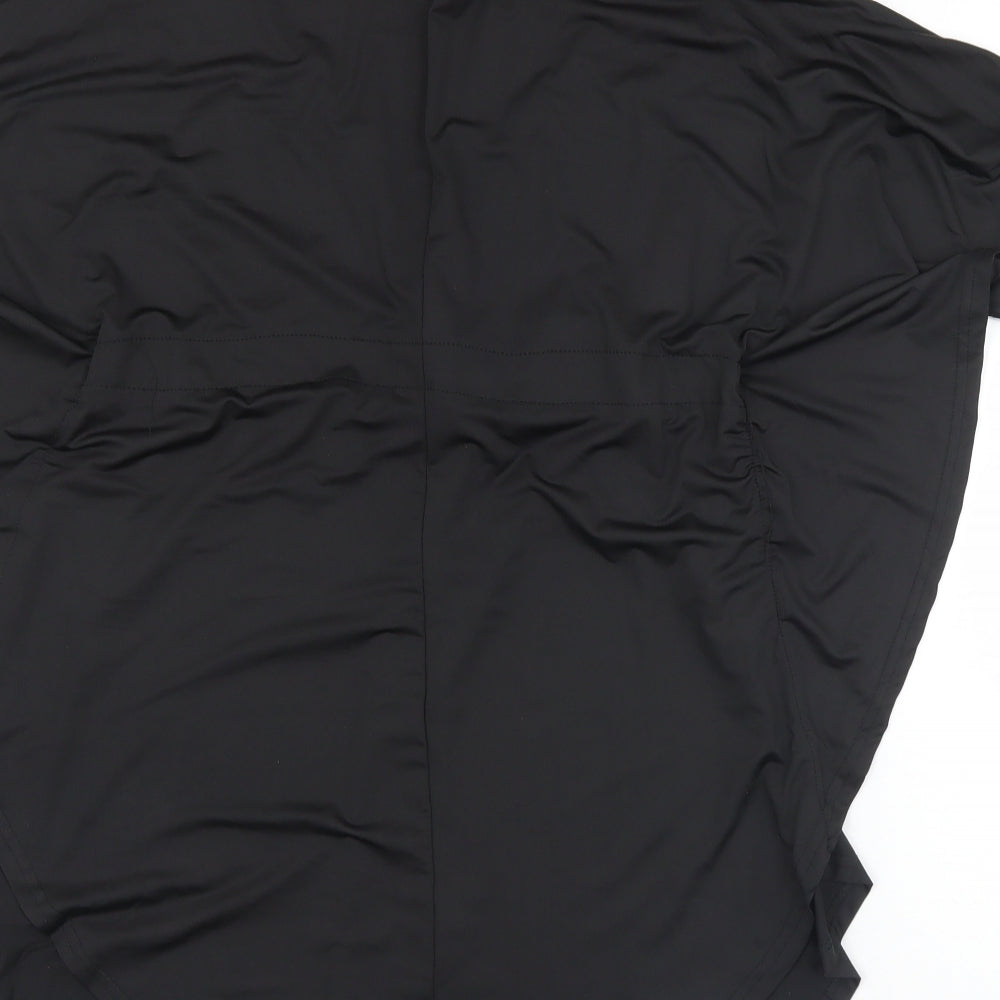 Zanzea Womens Black Polyester Basic Blouse Size 10 V-Neck