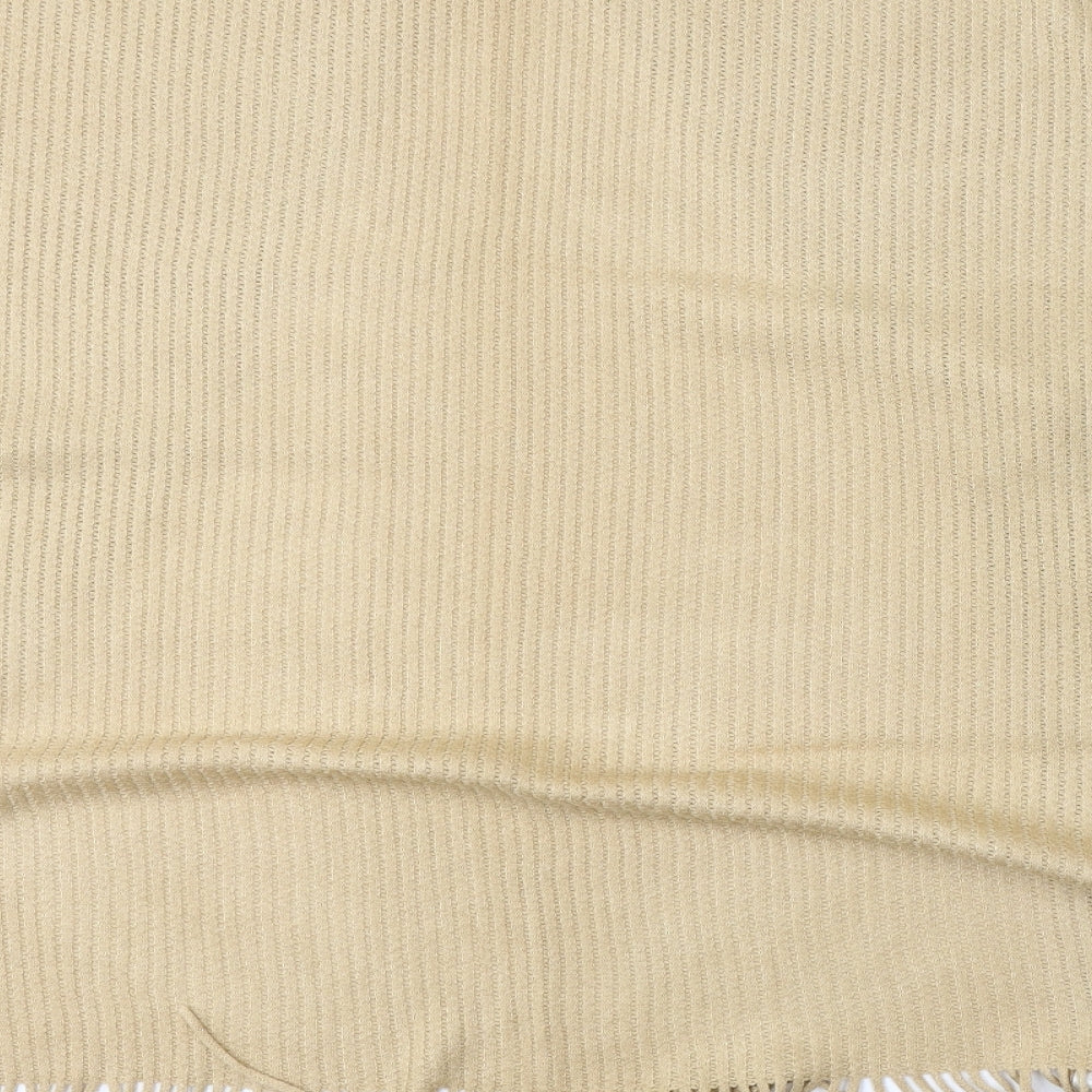 F&F Womens Beige V-Neck Acrylic Cape Jumper One Size