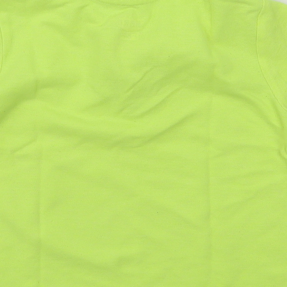 F&F Boys Green Cotton Basic Polo Size 2-3 Years Collared