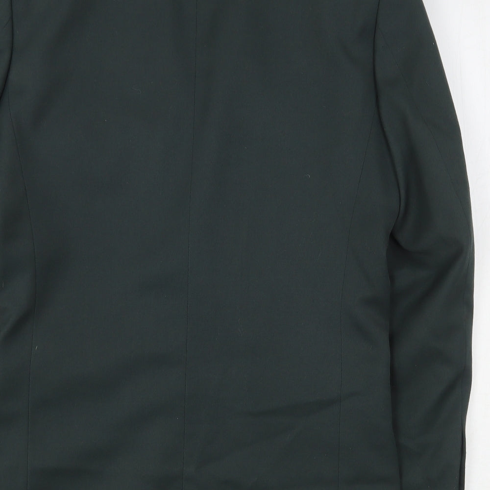 Modern Classic Mens Green Polyester Jacket Suit Jacket Size 36