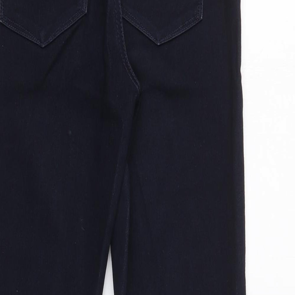 Pieces Womens Blue Cotton Jegging Trousers Size S L27.5 in Regular