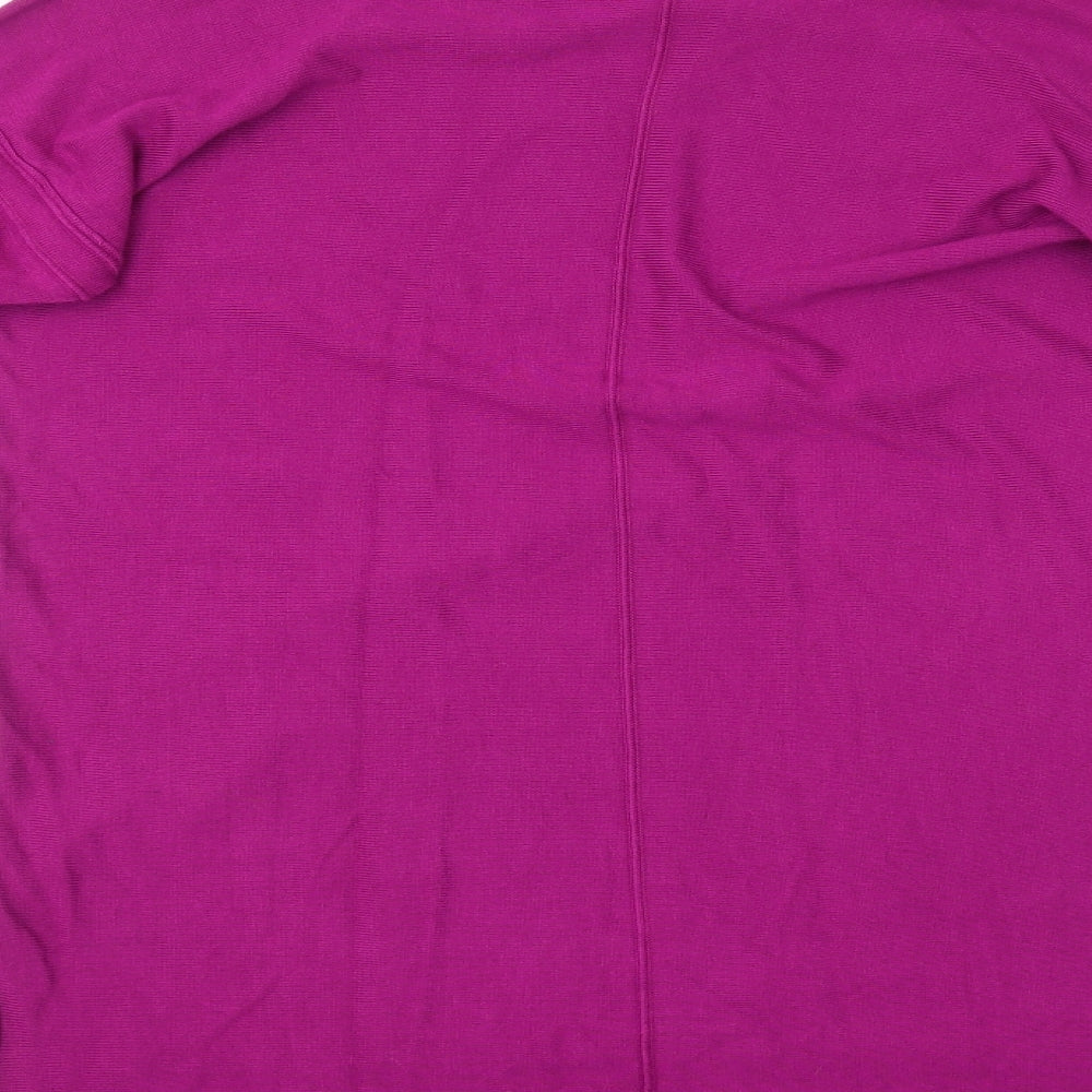 South Womens Pink Round Neck Viscose Pullover Jumper Size 8