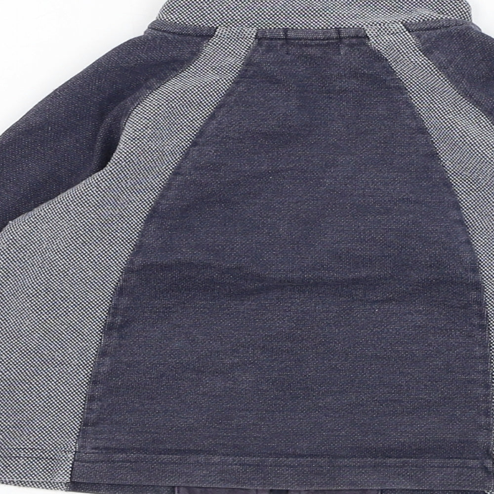 Mexx Baby Blue Cotton Full Zip Jumper Size 12-18 Months Zip