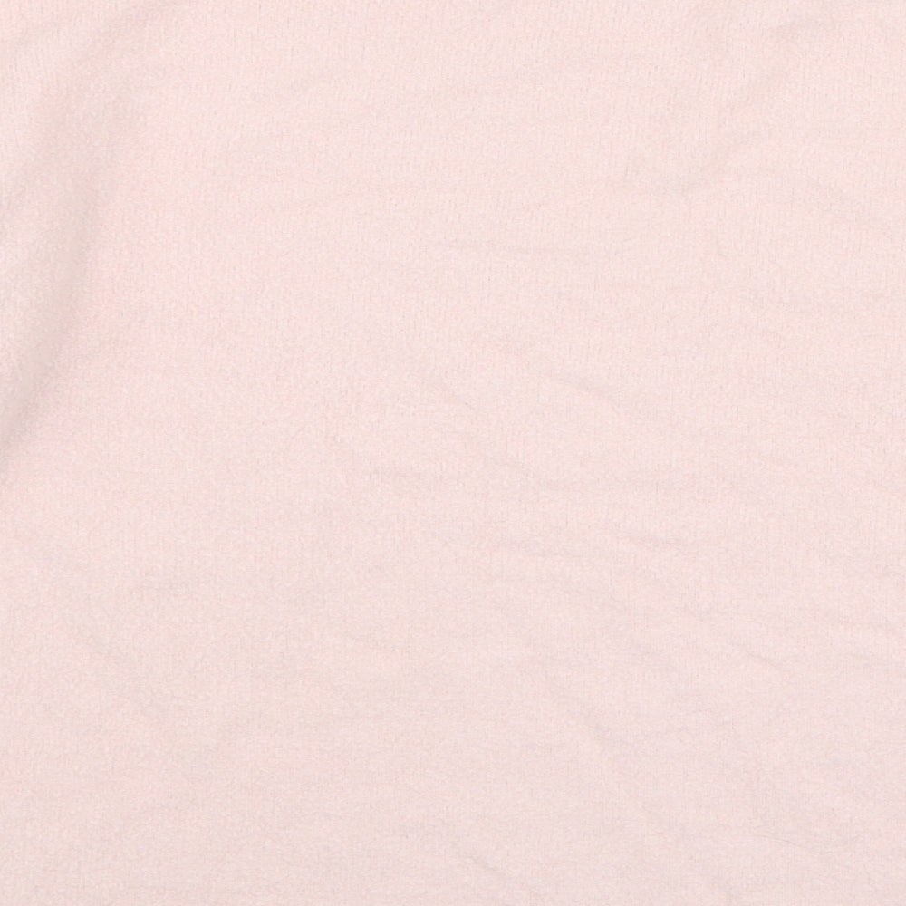New Look Womens Pink Round Neck Polyester Pullover Jumper Size M