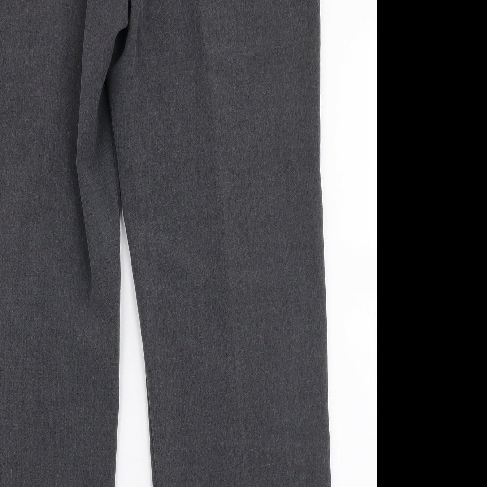 Autonomy Womens Grey Polyester Trousers Size 12 L29 in Regular
