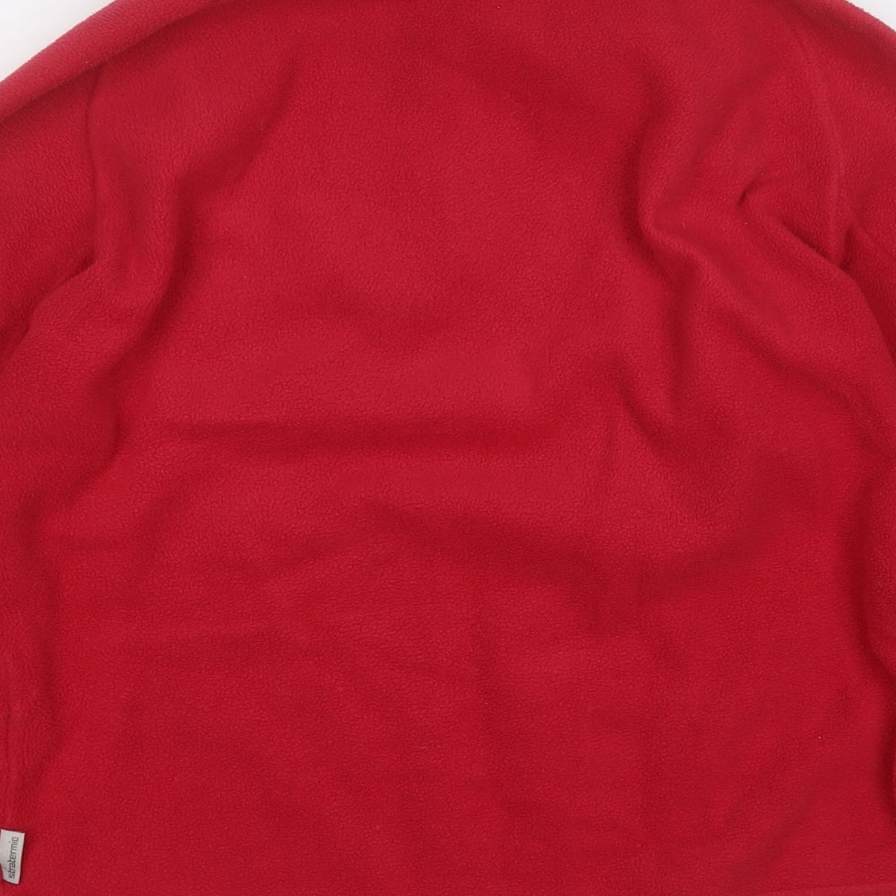 Oxylane Womens Red Jacket Size M Zip