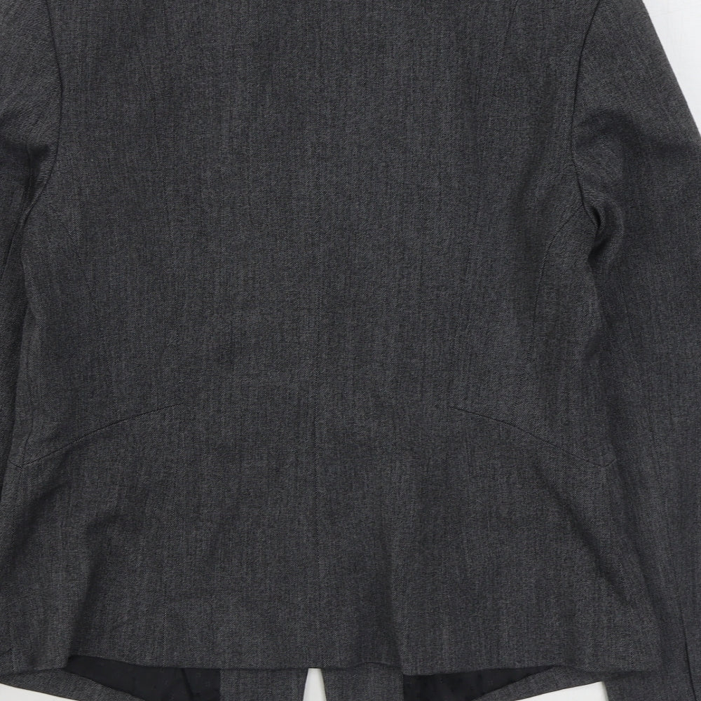 The Collection Womens Grey Jacket Blazer Size 10 Button