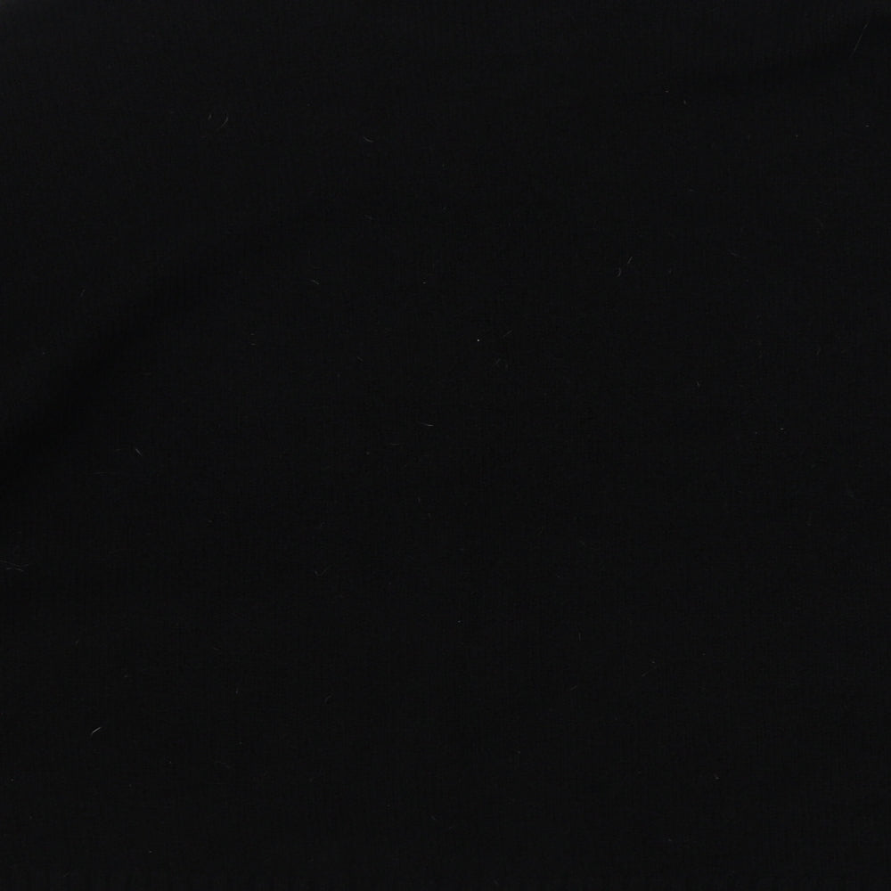 F&F Womens Black Round Neck Polyester Pullover Jumper Size 22