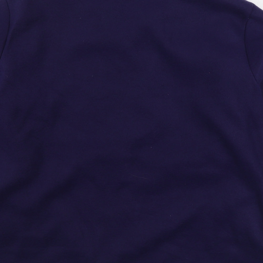 Anne De Lancay Womens Purple Jacket Size M Zip
