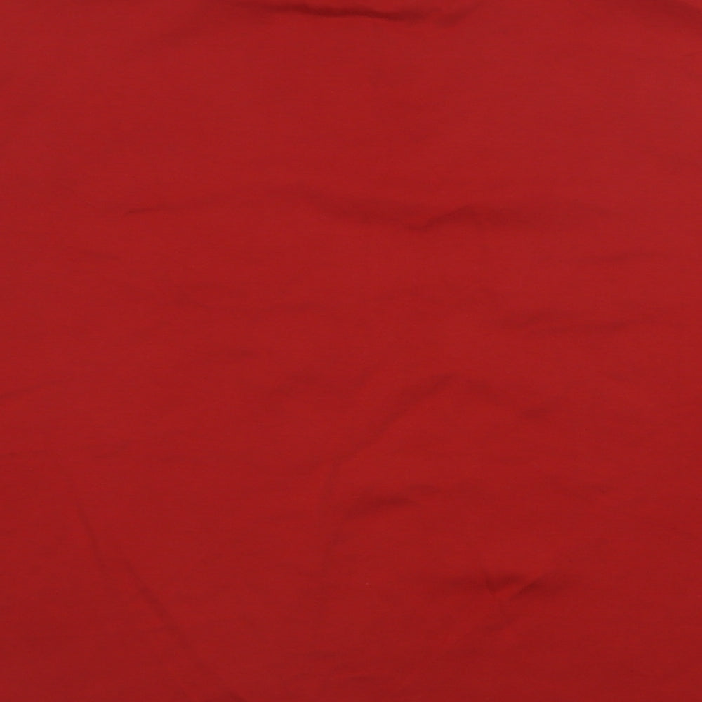 EWM Mens Purple Cotton T-Shirt Size XL V-Neck