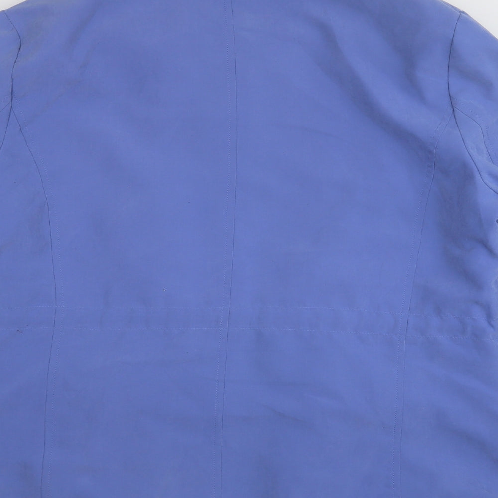 almond bay Womens Blue Jacket Coat Size 14