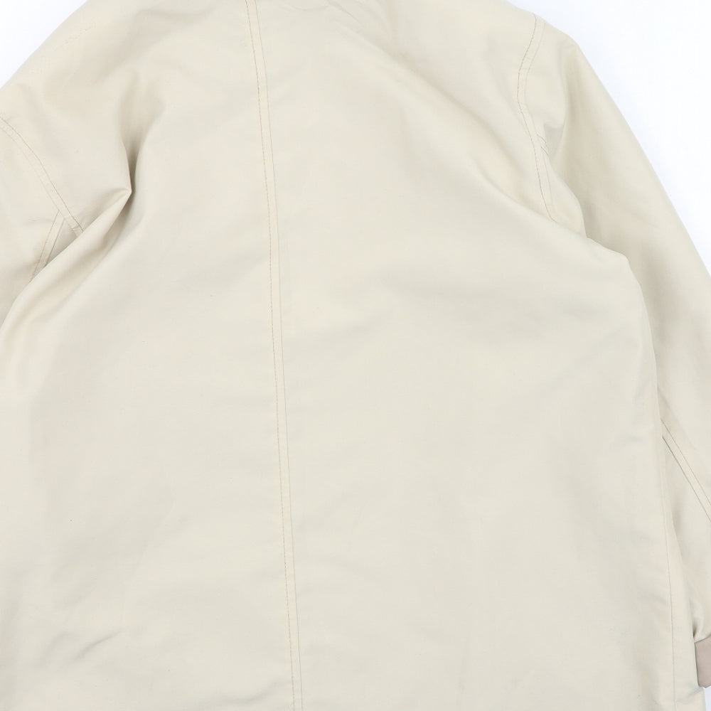 EWM Womens Beige Jacket Coatigan Size 14
