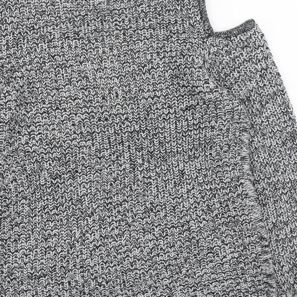 Studio Womens Grey Round Neck Acrylic Pullover Jumper Size 12