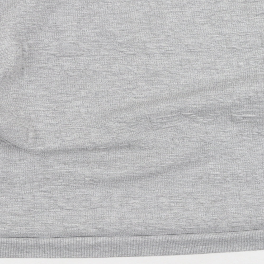 Select Womens Grey Viscose Pullover Sweatshirt Size L