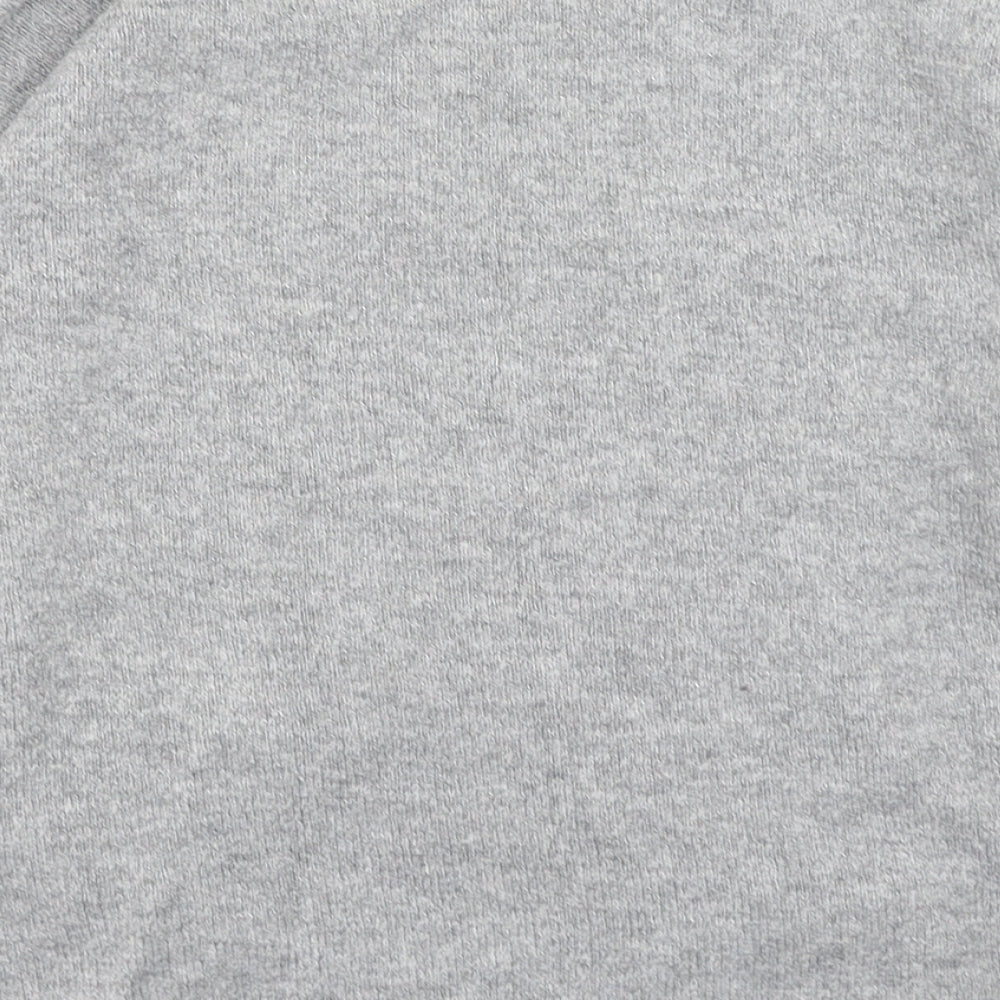 Peacocks Womens Grey Round Neck Polyester Pullover Jumper Size S