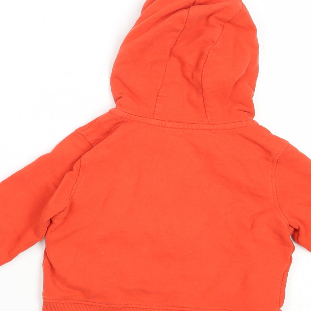 Mini Club Baby Red Cotton Full Zip Jumper Size 18-24 Months Zip