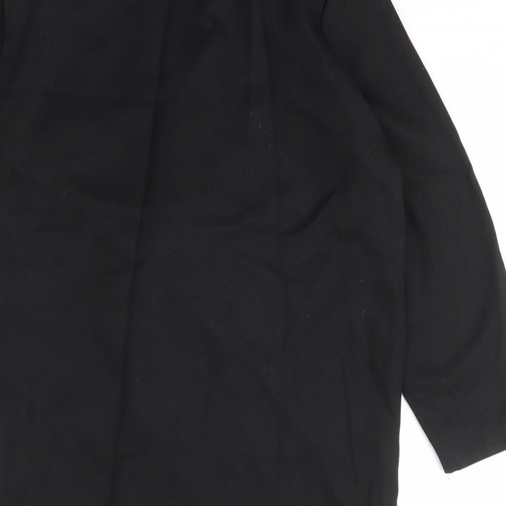 MARK ONE Womens Black Jacket Size 10 Buckle