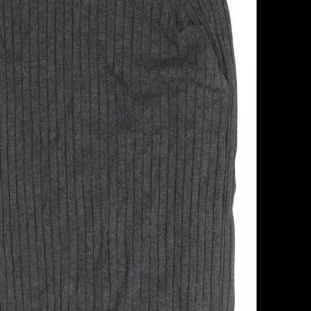 F&F Womens Green Roll Neck Nylon Pullover Jumper Size 12