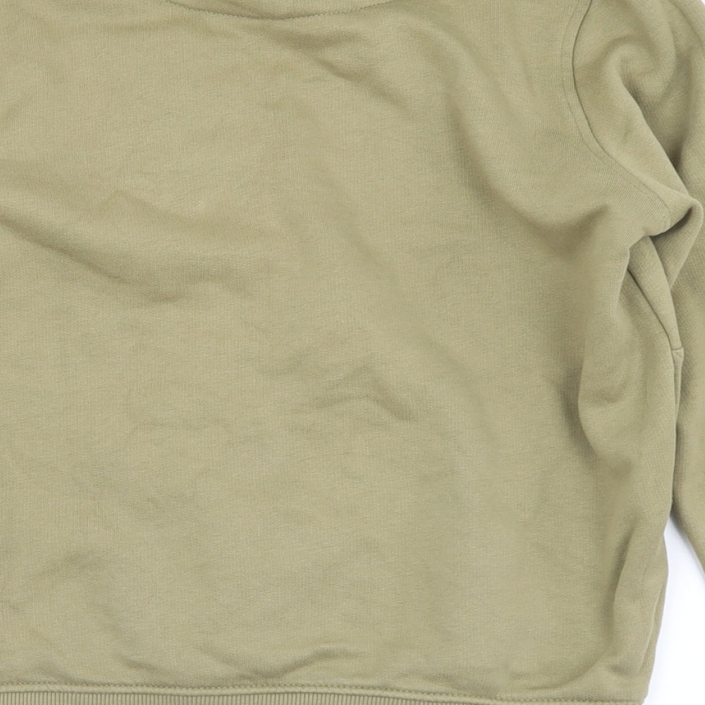 Holyfield Boys Green Cotton Pullover Sweatshirt Size 10-11 Years - Logo. 10-12 Years