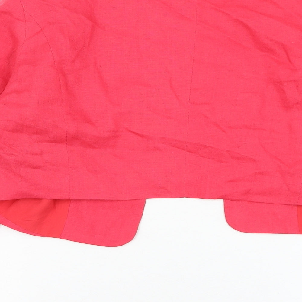 Pomdoro Womens Pink Jacket Size 14