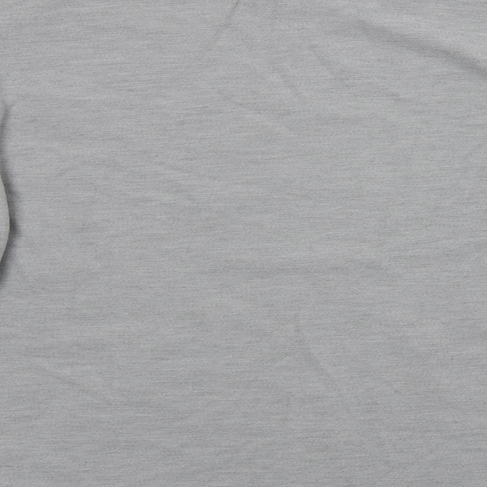 Topman Mens Grey Round Neck Cotton Pullover Jumper Size L
