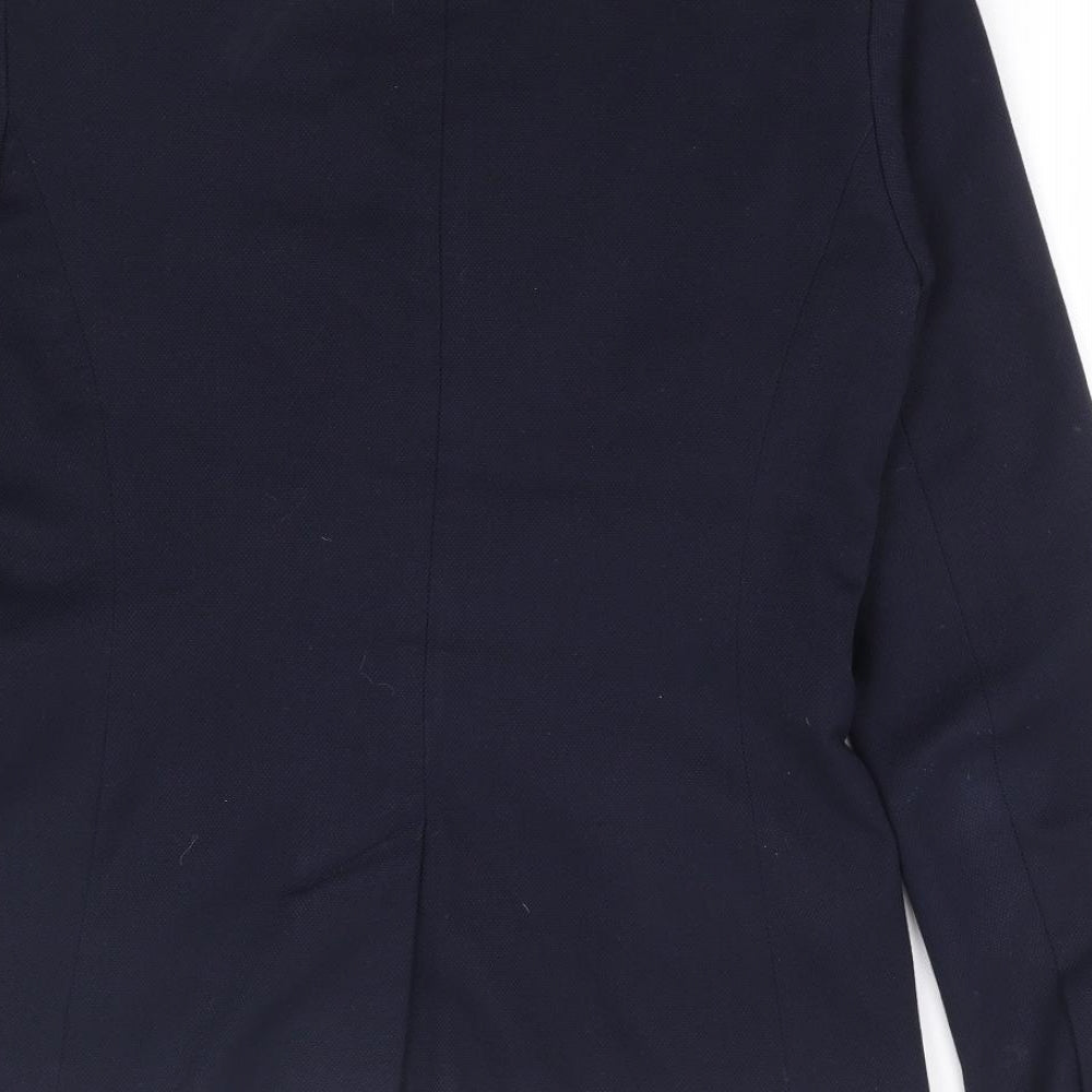 NEXT Womens Blue Jacket Blazer Size 10 Button