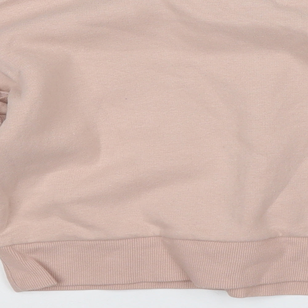 George Girls Pink Cotton Pullover Sweatshirt Size 10-11 Years - Kind