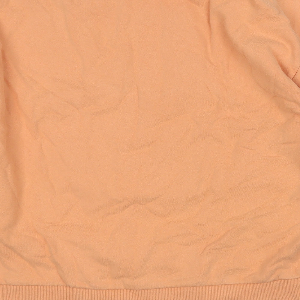 ASOS Mens Orange Polyester Pullover Sweatshirt Size L