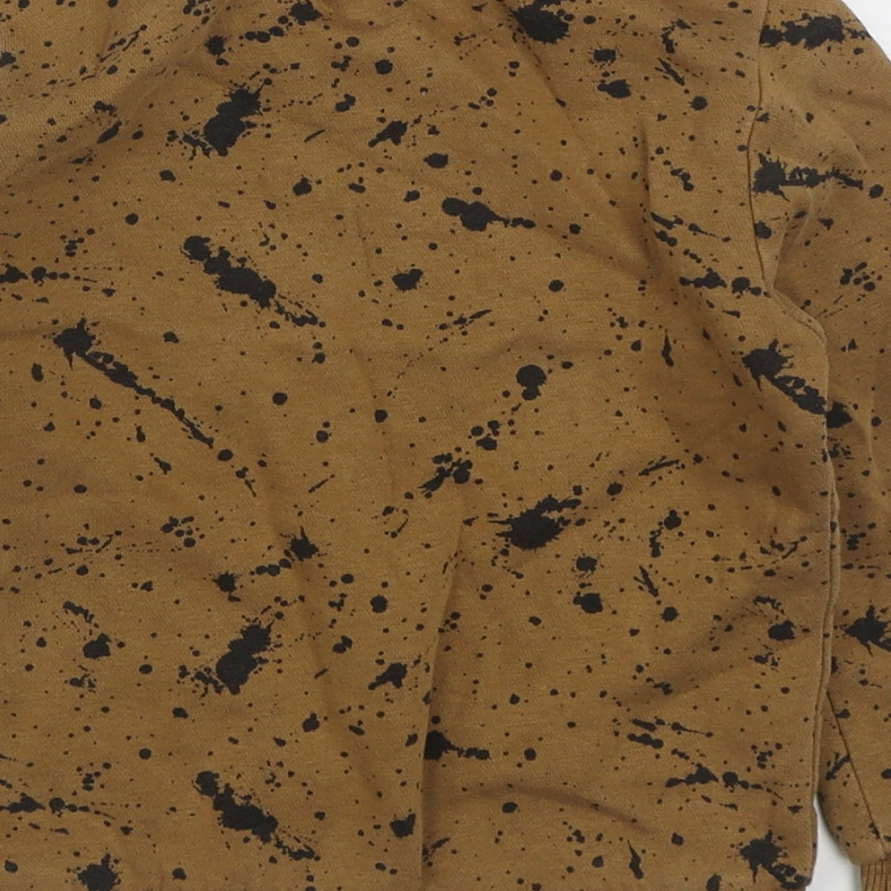 George Boys Brown Cotton Pullover Sweatshirt Size 4-5 Years Pullover
