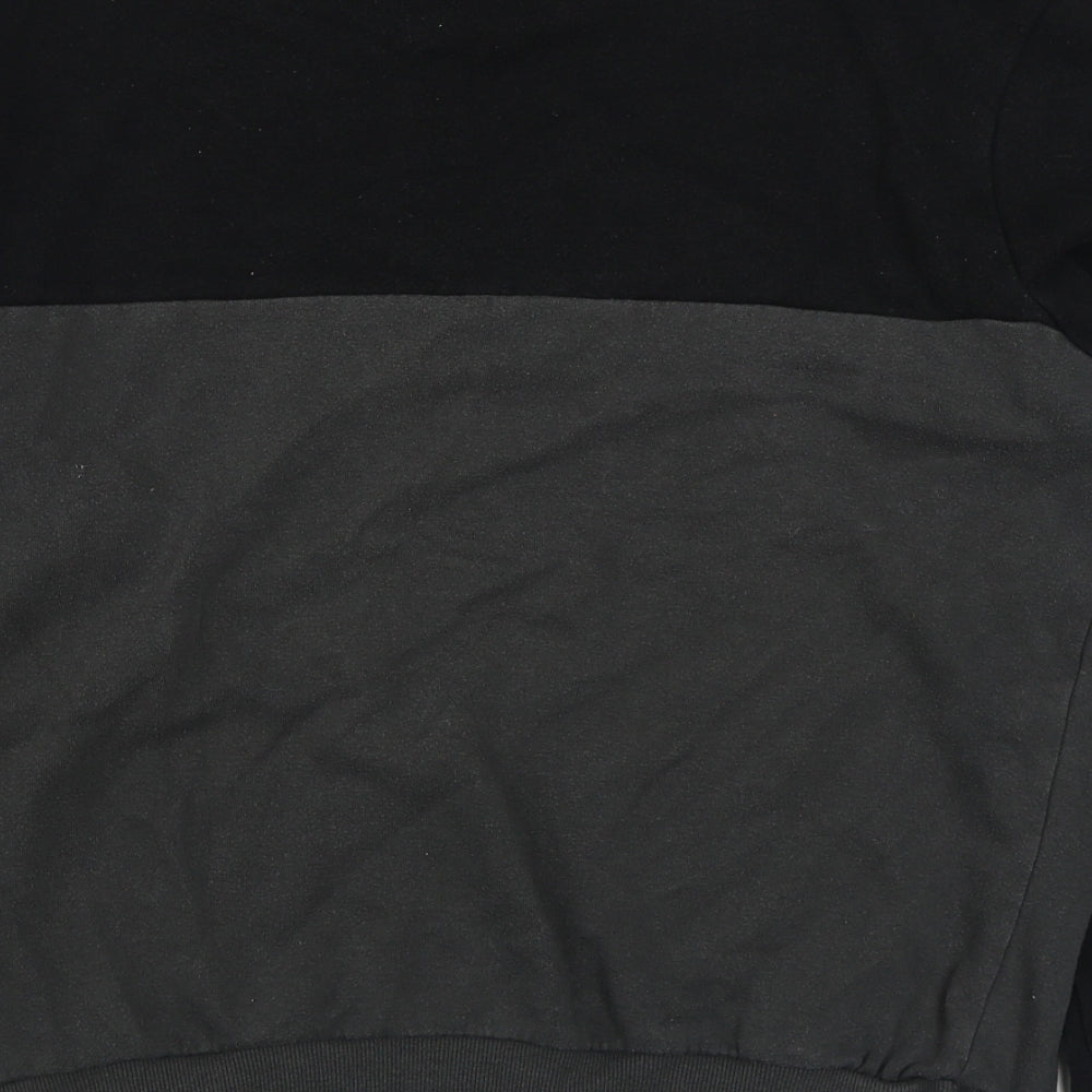 Studio Retail Mens Black Cotton Pullover Sweatshirt Size M