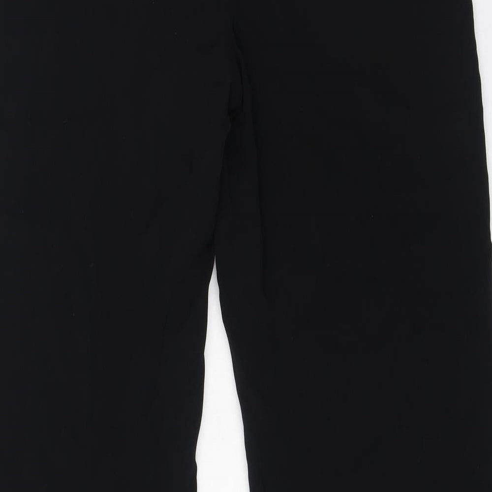 Gerry Weber Womens Black Polyester Trousers Size 36 L29 in Regular