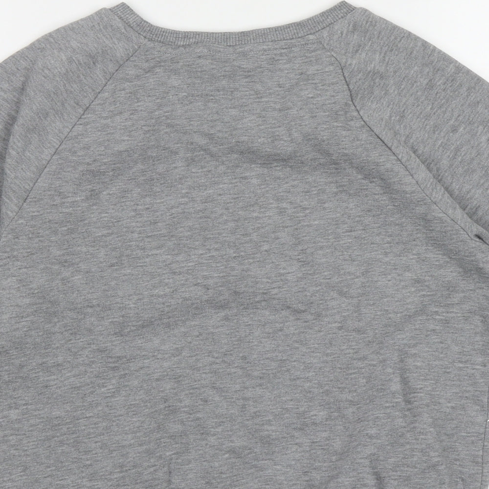 TU Girls Grey Polyester Pullover Sweatshirt Size 11 Years