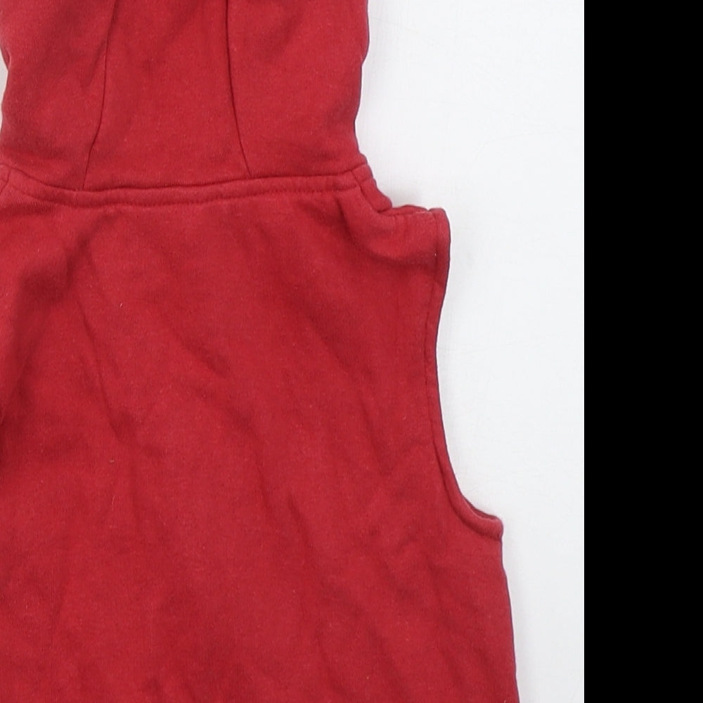 Beberene Boys Red Jacket Size 18 Months Zip