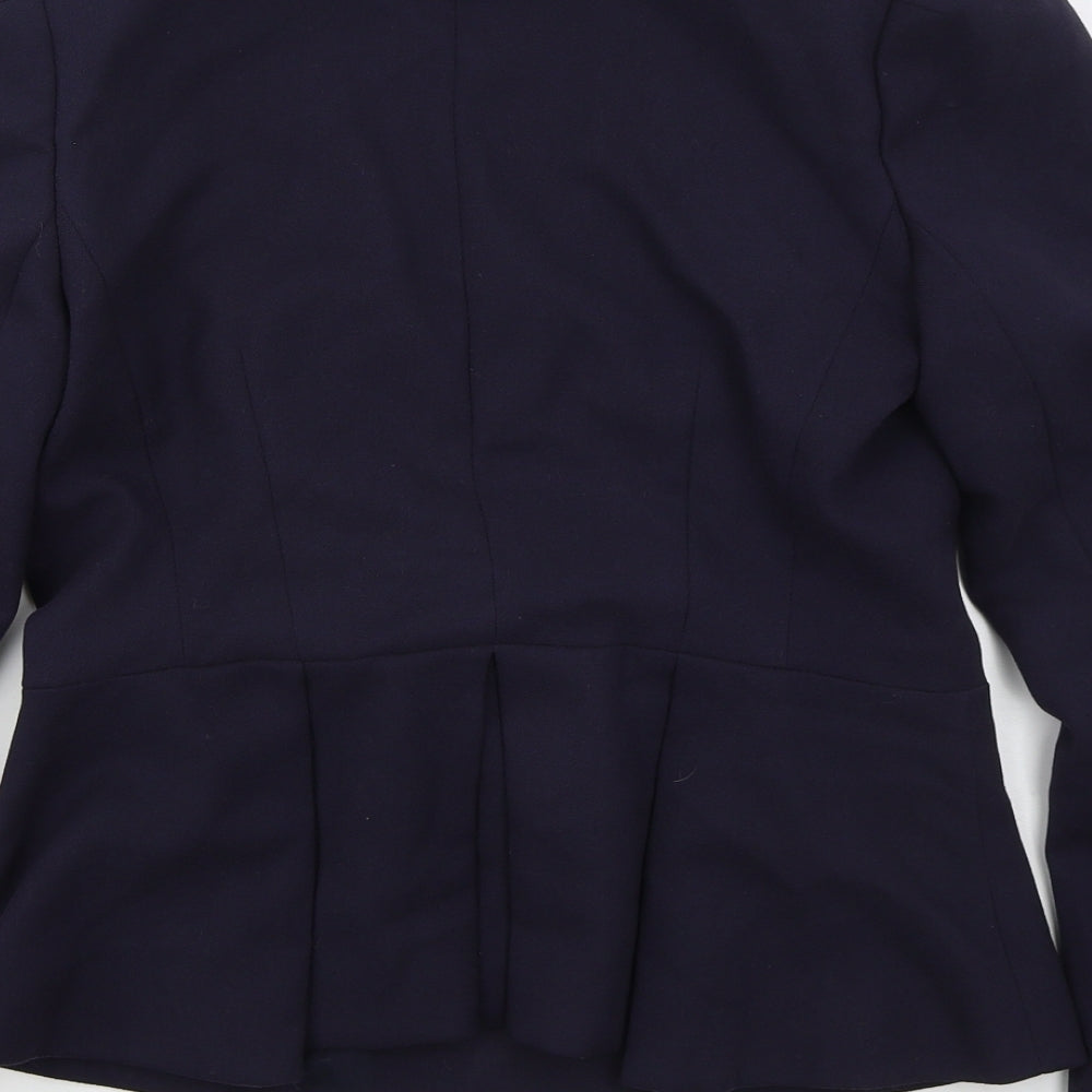 Marks & Spencer Womens Blue Jacket Size 10 Button