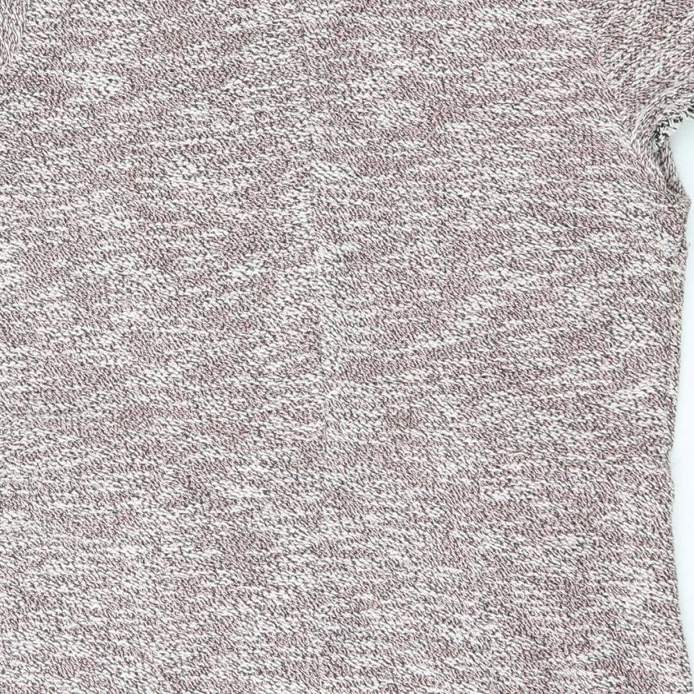 Dorothy Perkins Womens Pink Polyester Bodycon Size 18 Boat Neck Zip