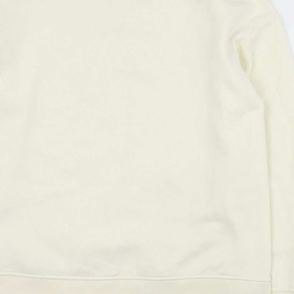 Primark Womens Ivory Polyester Pullover Sweatshirt Size S Pullover