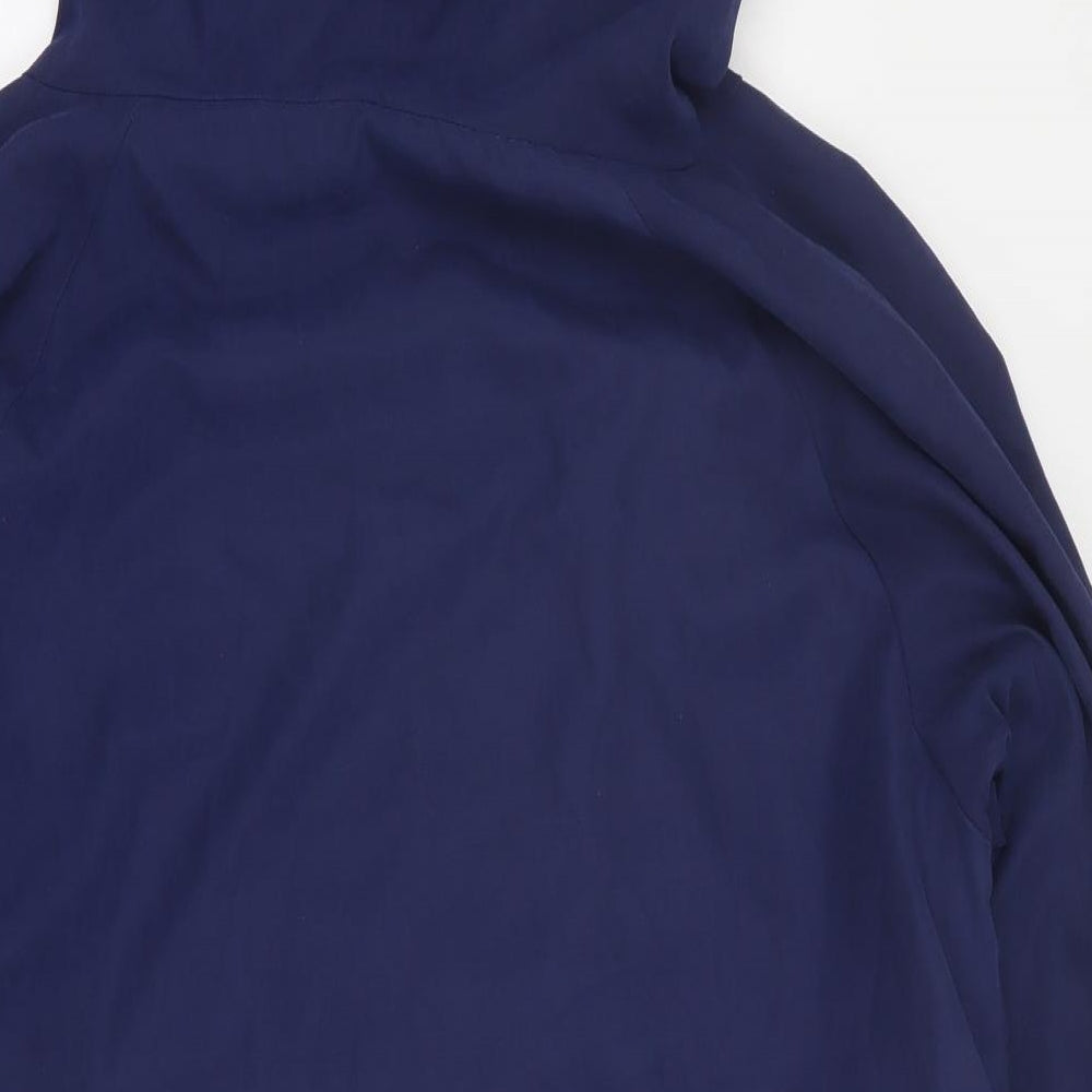 DJT Womens Blue Jacket Coat Size M Zip