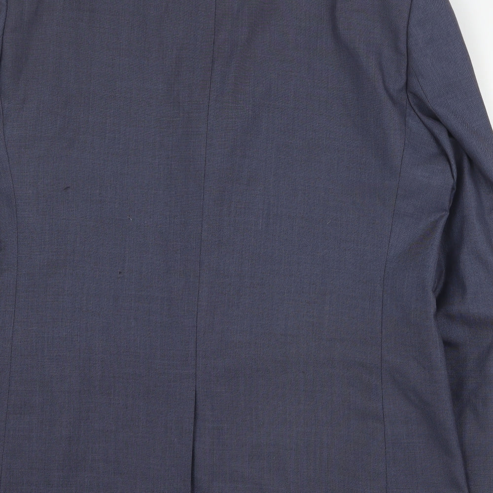Taylor & Wright Mens Blue Polyester Jacket Suit Jacket Size XL