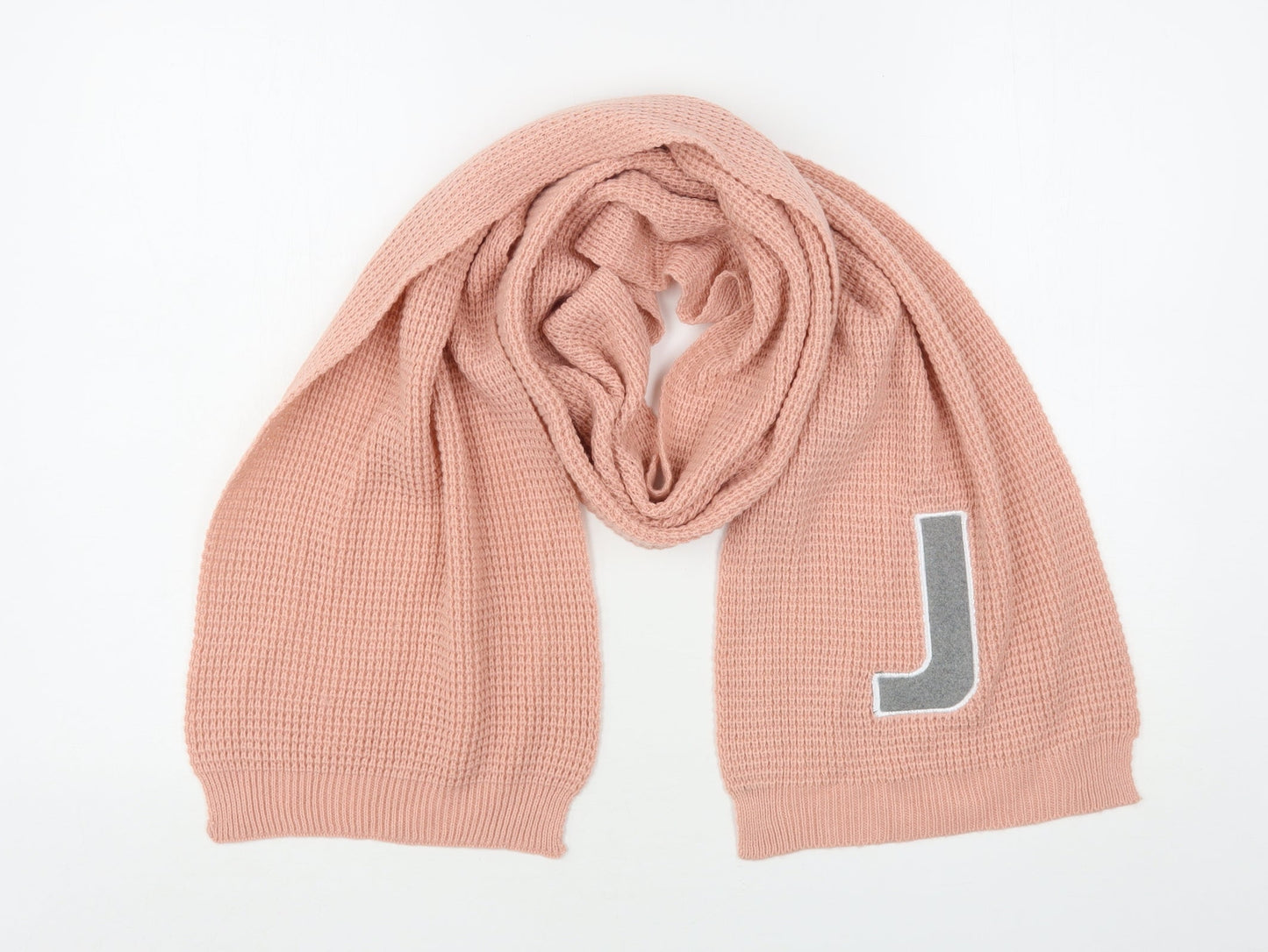 Preworn Womens Pink Polyester Scarf