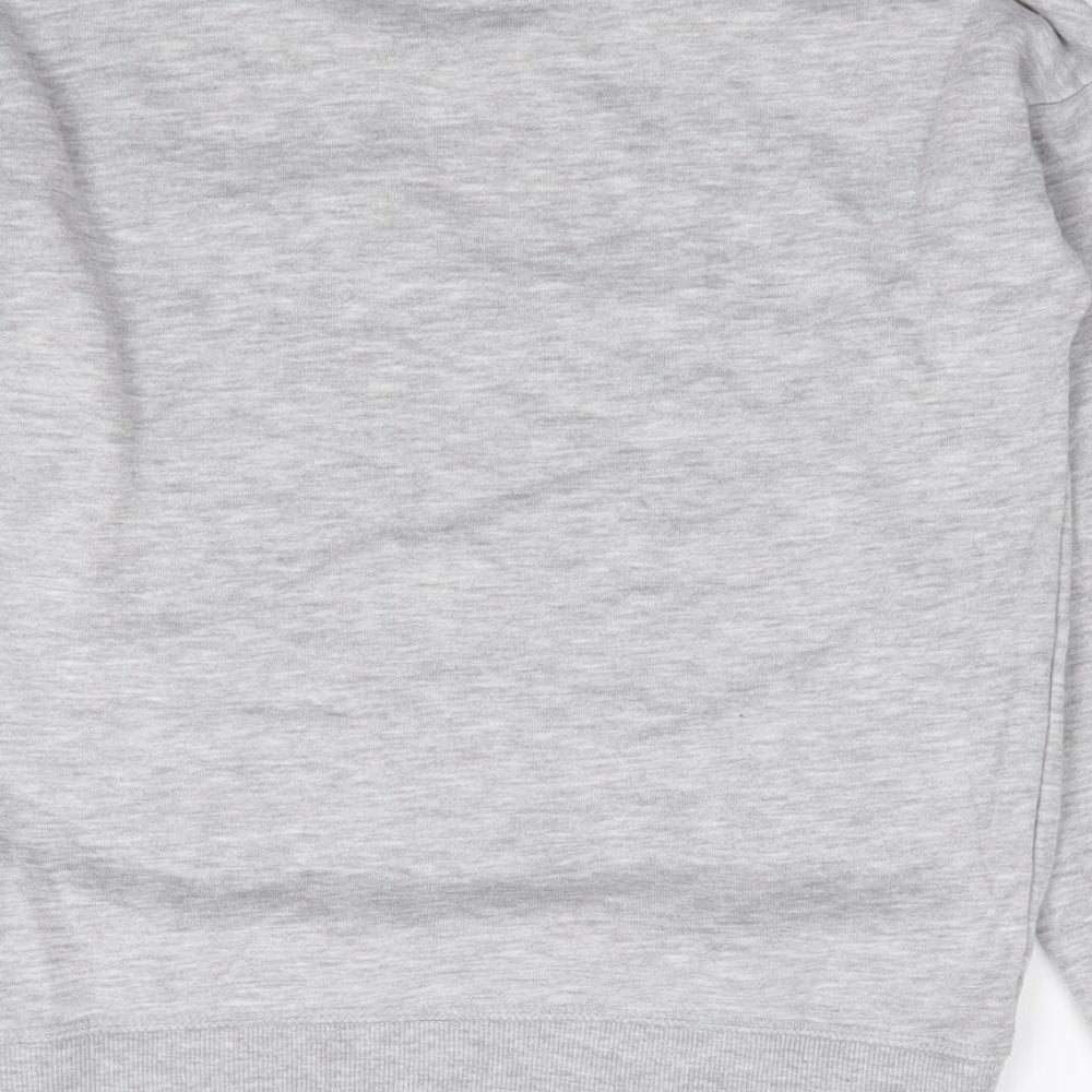 Primark Girls Grey Cotton Pullover Sweatshirt Size 8-9 Years Pullover