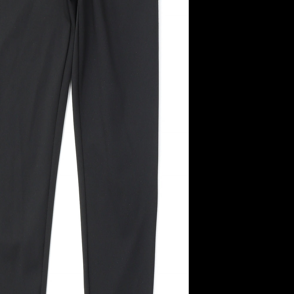 Active Womens Black Polyester Jogger Trousers Size 12 L26 in Regular